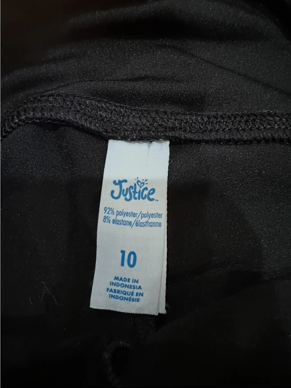NEW 2 Pair Justice girls bottoms pants size 10